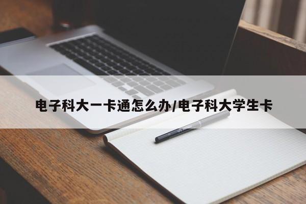 电子科大一卡通怎么办/电子科大学生卡